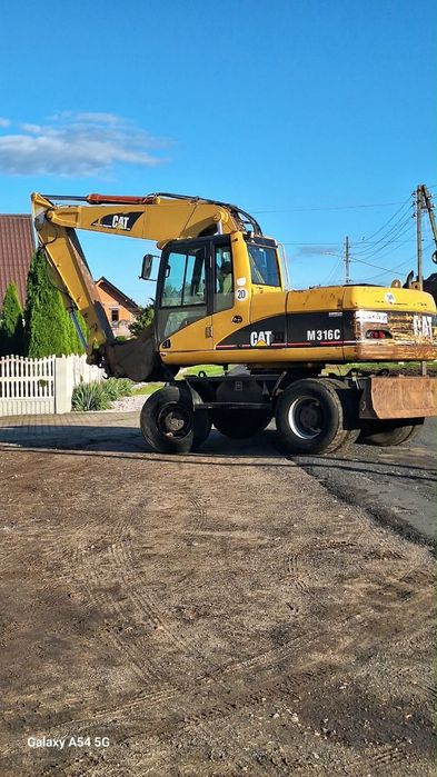 Caterpillar M 316C  Koparko ładowarka CAT M316C oryginał brutto