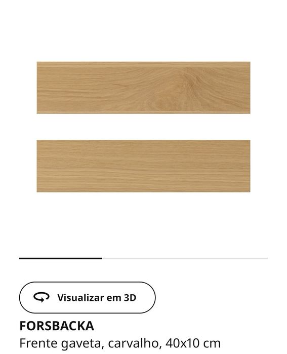 Frente de gaveta ikea