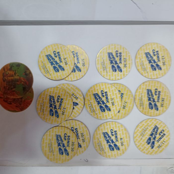 Tazos Sonic CAP Mexe Mexe Sega/Bimbo 1996