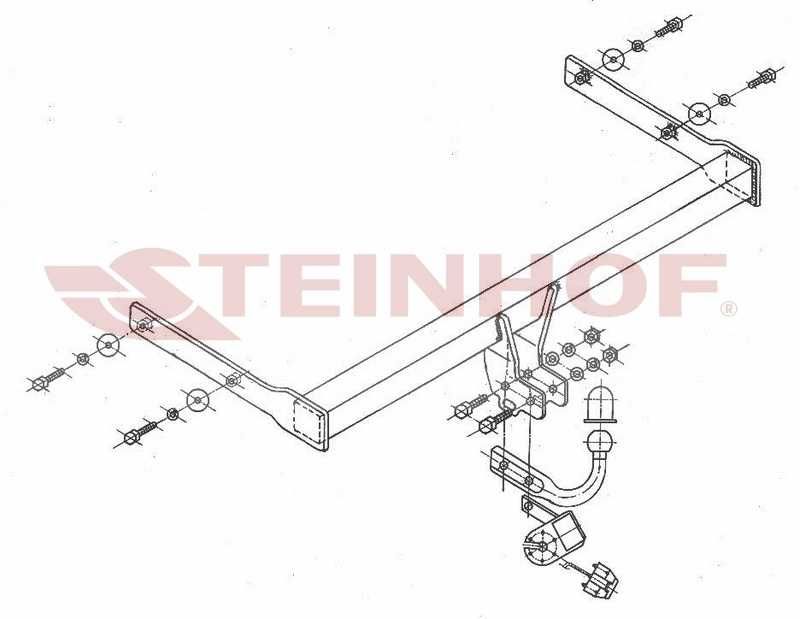 Nowy hak holowniczy do Volkswagen Golf V Golf VI Golf V PLUS P