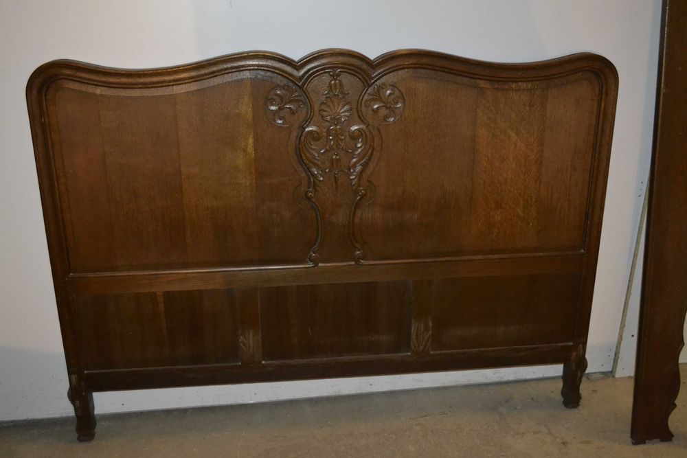 łóżko ludwikowskie .145 .dąb