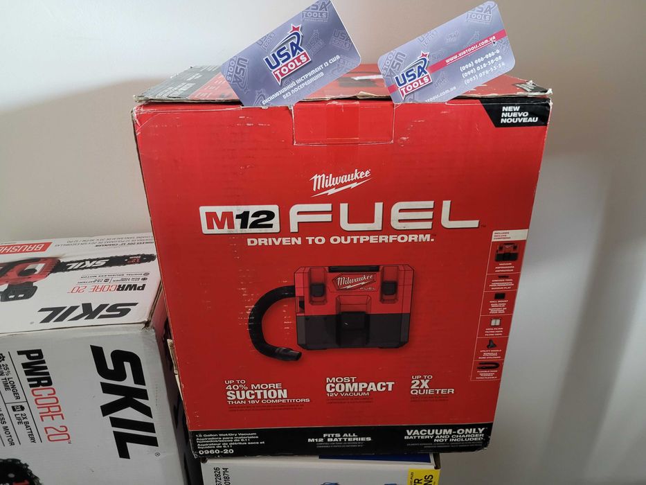 Безщітковий пилосос M12 Milwaukee 0960-20 (каркас)