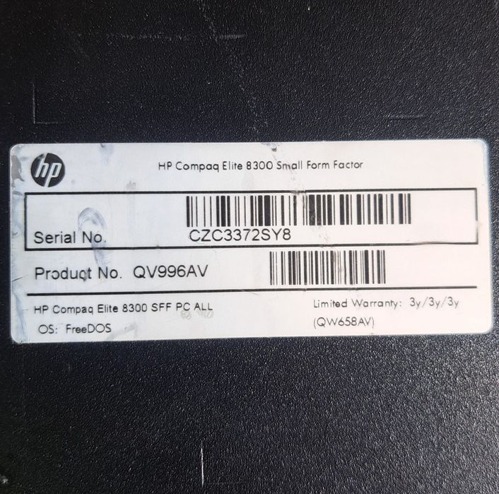 Vende se Computador HP compaq elite 8300 -
