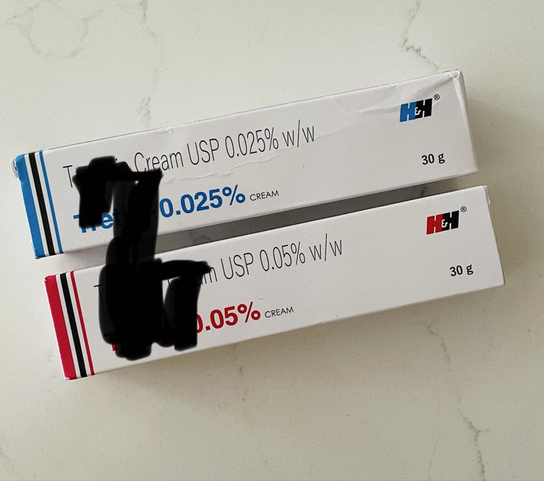 Krem do twarzy z retinolem retinol na zmarszczki nowy 2 sztuki trądzik