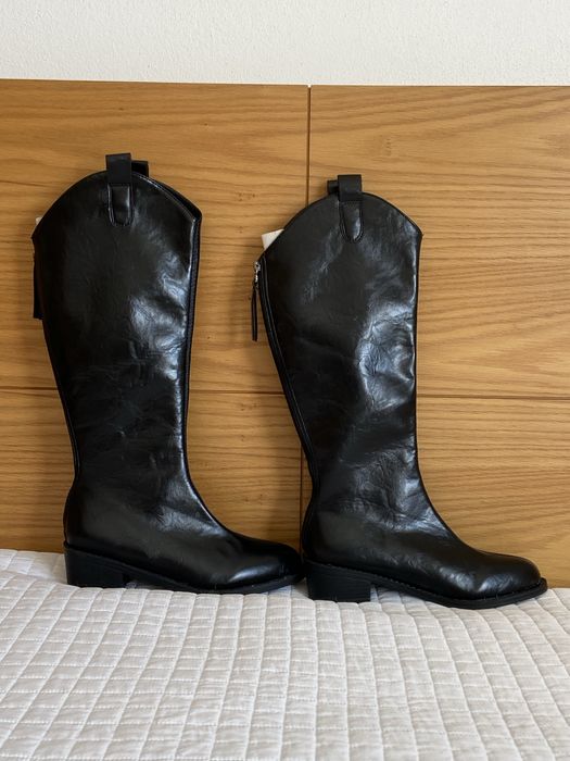 Botas cano alto senhora