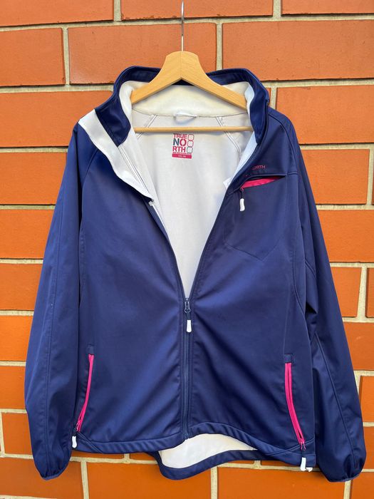 Kurtka damska Softshell True North Aquatex XXL granatowa z różowym marka premium nowa