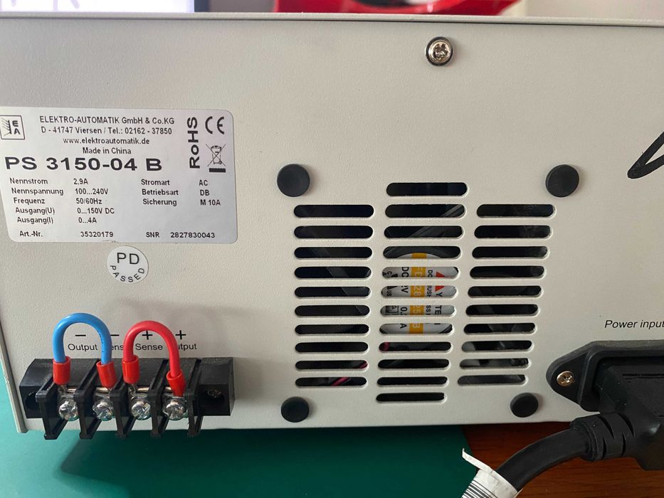 Zasilacz laboratoryjny EA-PS 3150-04B, 0 - 150 V