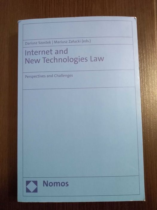 Internet and New Technologies Law. D.Szostak M.Załucki. PROMOCJA !