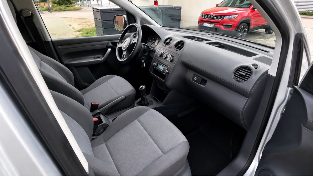 VW Caddy 1.6 TDI, 2013/14r, klimatyzacja, elektryka, bardzo ładny i zadbany