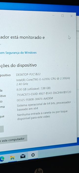 Hp i5 8g ler até ao fim