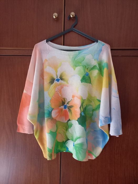 Camisola multicolorida tam 40