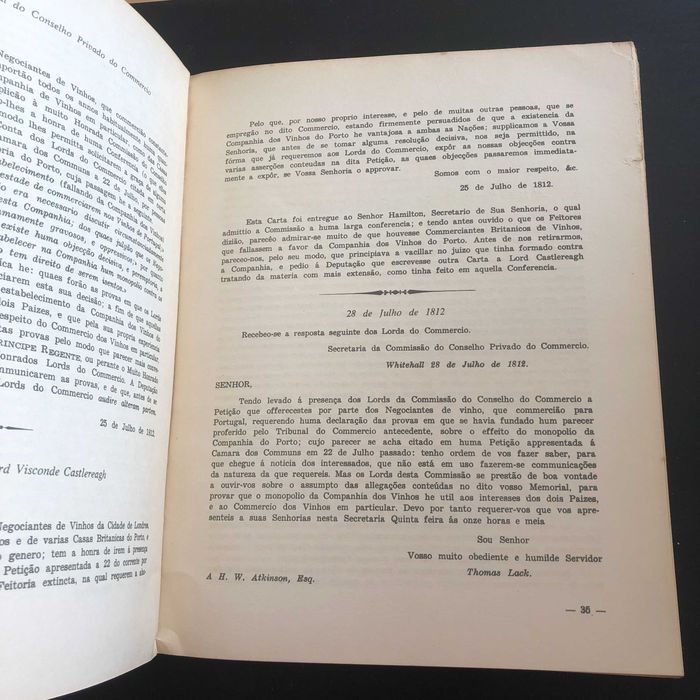 Real Companhia Velha – Relatório de 1969 – História do Vinho do Porto