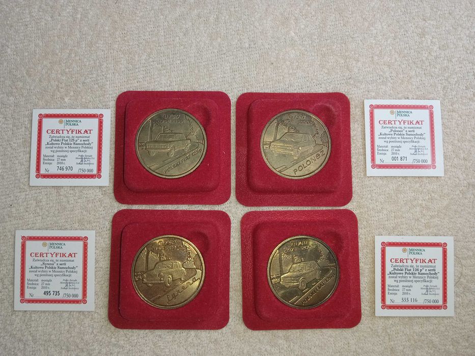Orlen monety kultowe polskie samochody