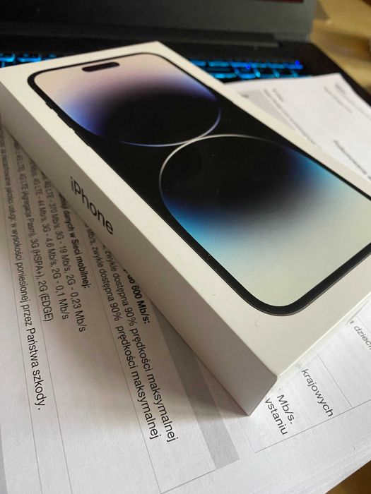 Apple iPhone 14 Pro Max 128 GB Space Black stan jak nowy bateria 87% +