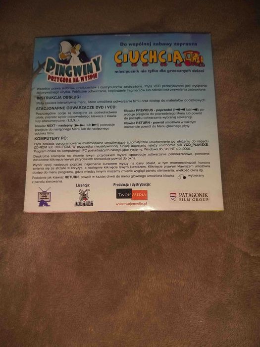 DVD z bajką Pingwiny Przygoda na wyspie