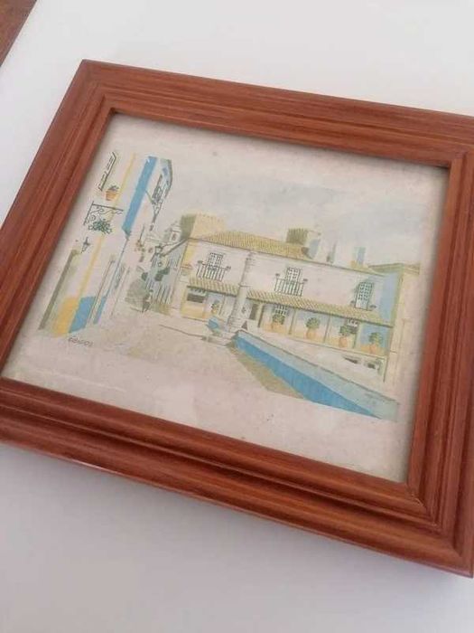 Quadro Moldura Óbidos Antigo Fotografia Frame
