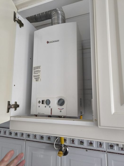 Esquentador vulcano de gás natural ventilado