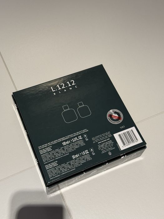 Lacoste L.12.12 Blanc – zestaw perfum na prezent