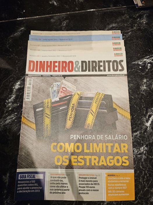 Revistas dinheiro e direitos 2006 a 2014 - DECO
