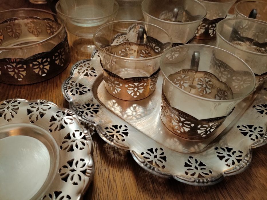 PRL zestaw do herbaty