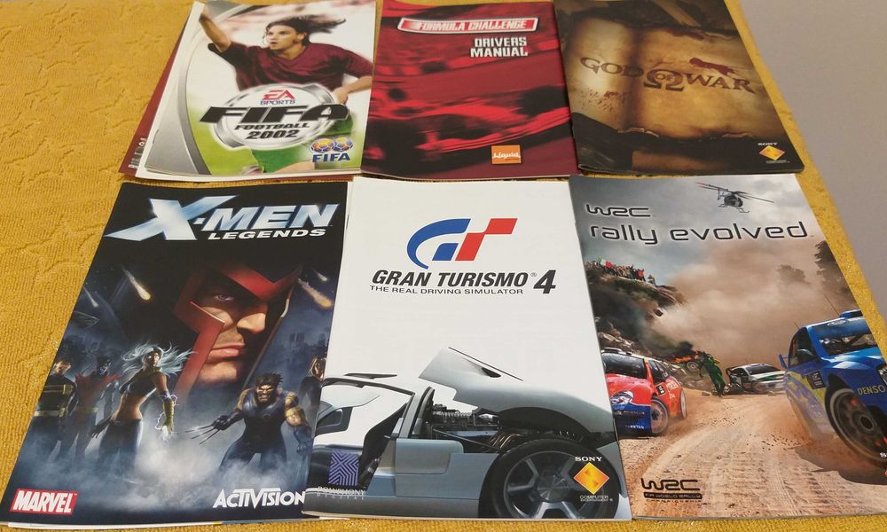 Capas Manuais PS1 + PS2 e Wii + Caixas wii com capa64739424766339123