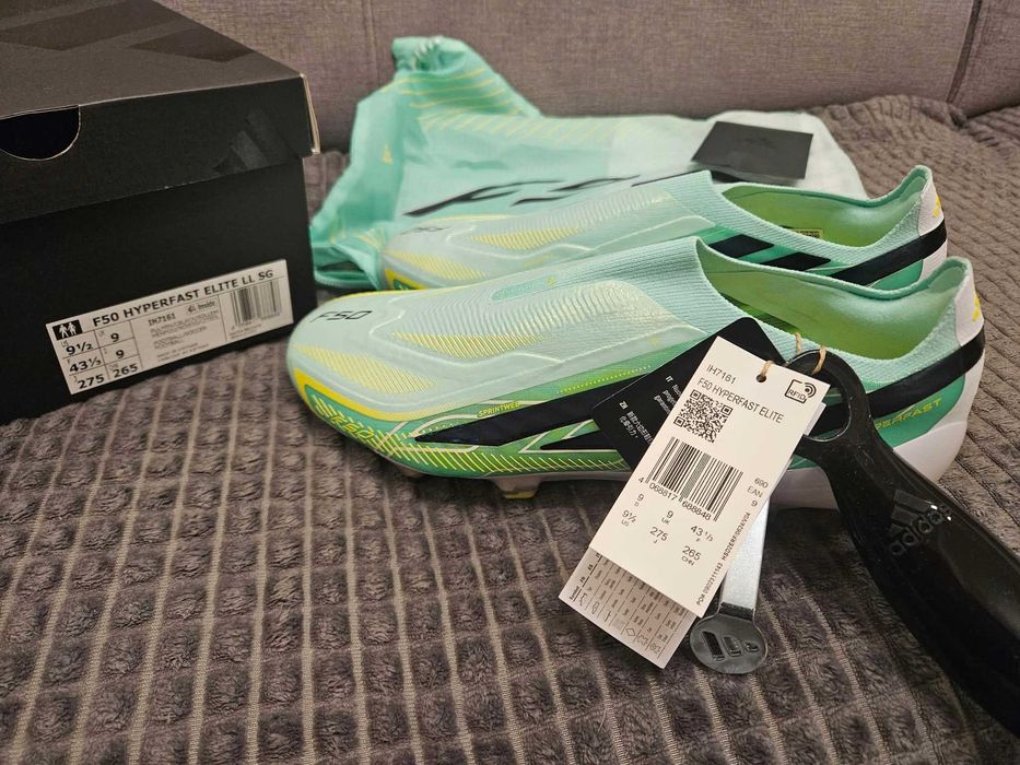 Adidas F50 Hyperfast Elite LL SG IH7161 rozmiar 43 1/3 profesjonalne korki