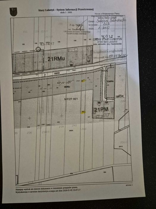 Działka budowlana 3900 m2 - Super cena Tylko  22,82 zł / m2
