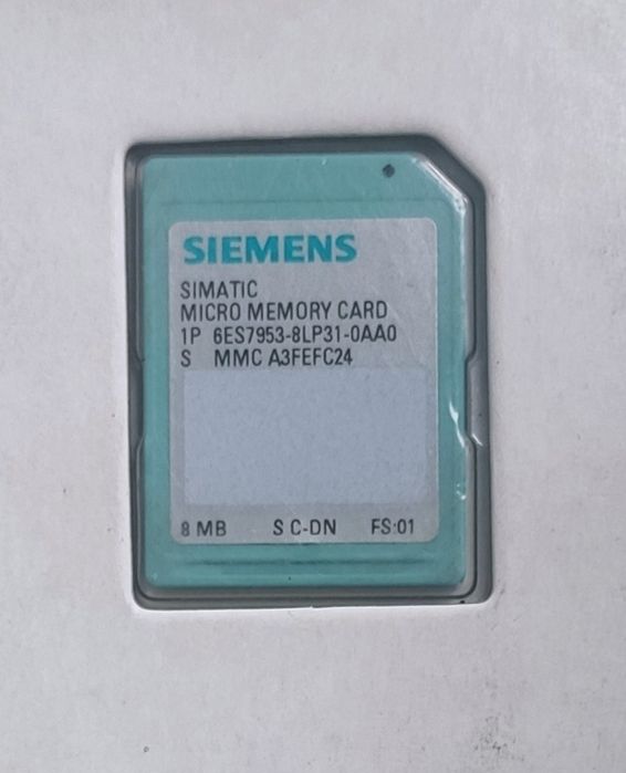 Микрокарта памяти (MMC) Siemens 6ES7 953-8LP31-0AA0, 8mb