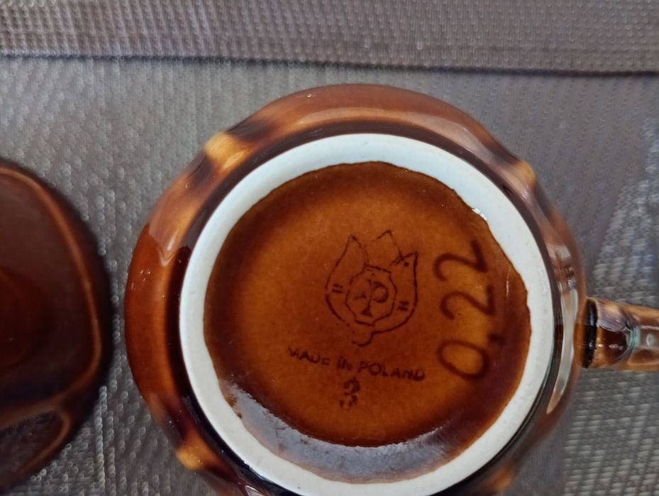 Filiżanki PRL 7 sztuk