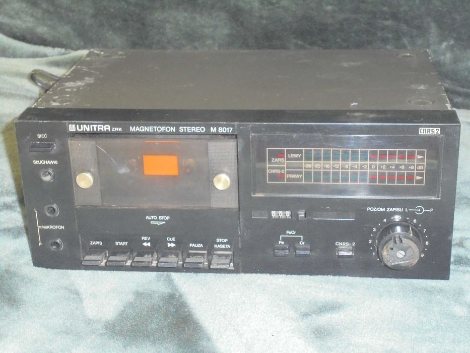 Magnetofon kasetowy deck Unitra ZRK Kasprzak M8017