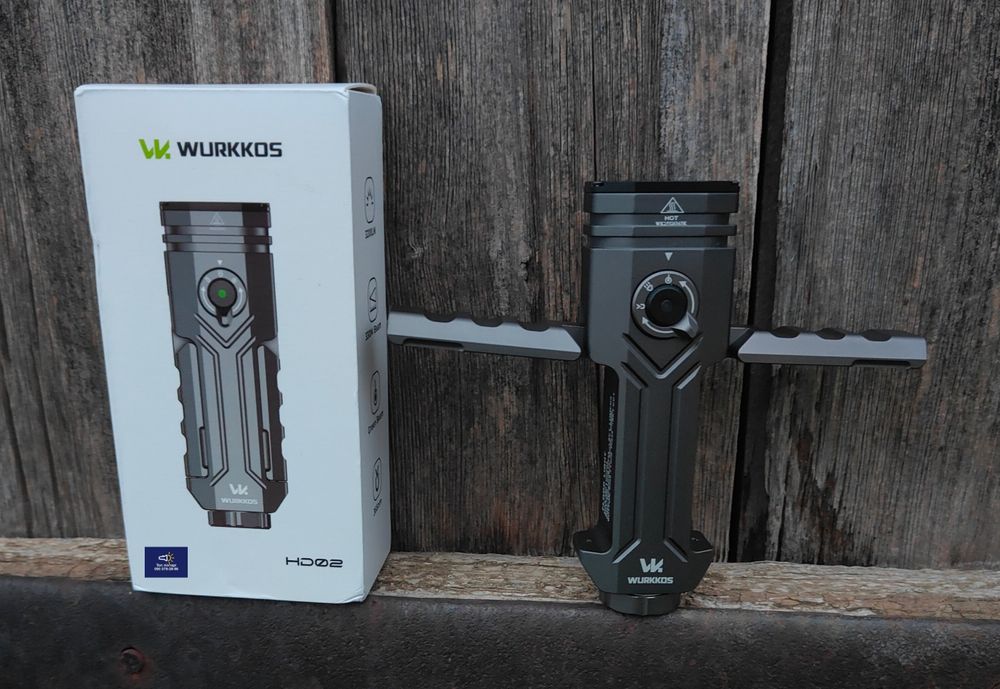 Wurkkos HD02 багатофункціональний ліхтар 3200люмен 5000mAh лазер УФ