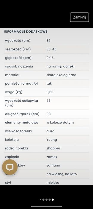 Wittchen torebka Shopperka