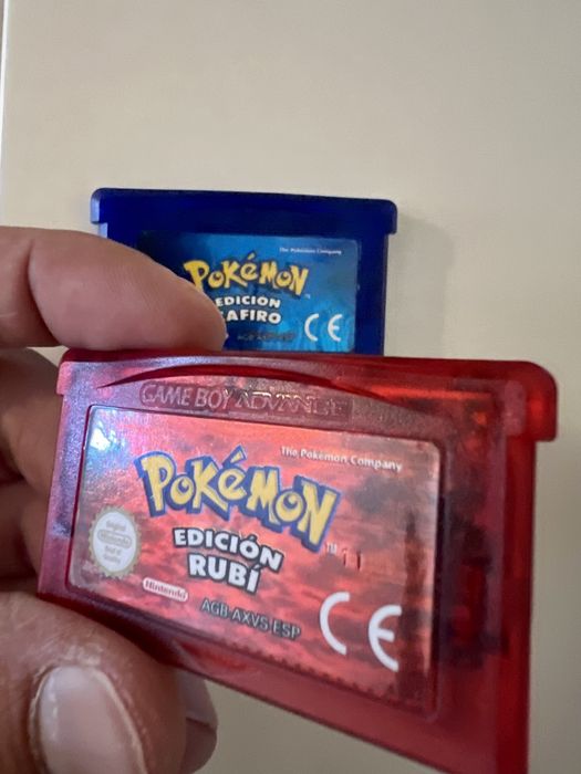 Conjunto 2 pokemon gba originais
