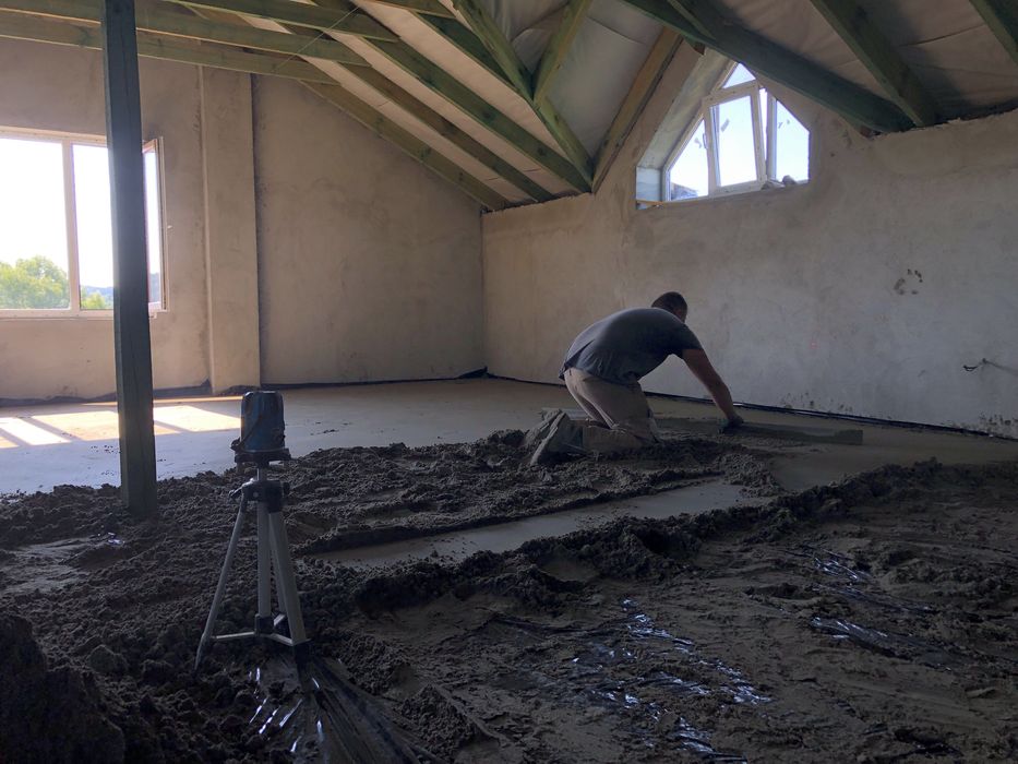 Стяжка підлоги. Суха стяжка.напівсуха стяжка по теплій підлозі