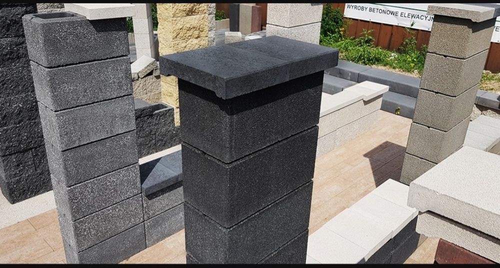 Daszki płaskie betonowe