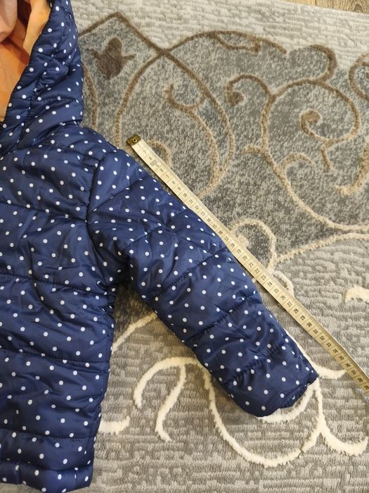 Nowa ocieplana kurtka dziewczęca rozm. 74