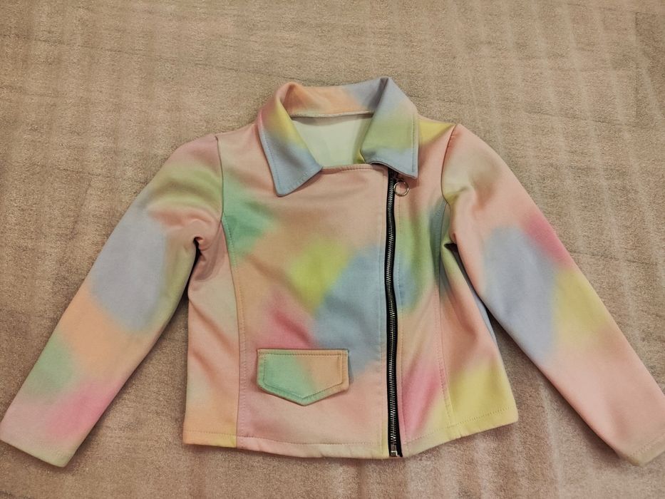 Kurtka wiosenna kolorowa