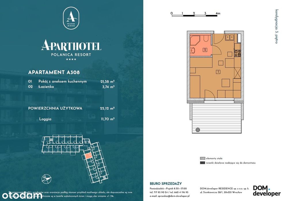 Apartament 25 m² | Polanica Sport Resort***| 8% ROI| SPA| Buy-to-let