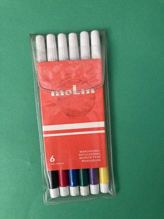 Raros Marcadores da marca Molin Anos 80 Novos