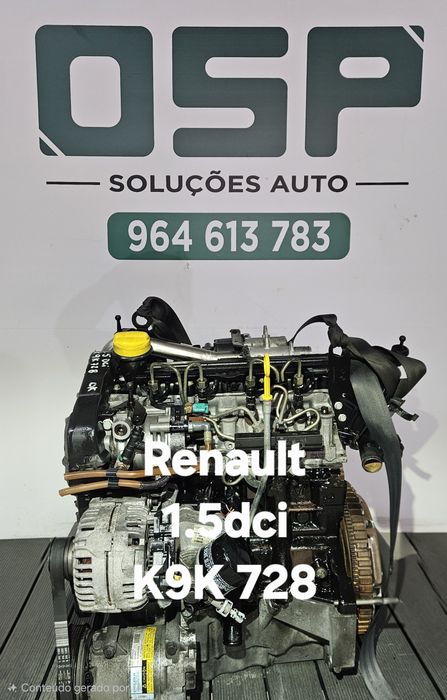 Motor 1.5dci ref. K9k 728