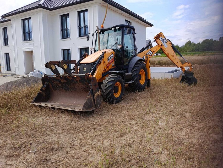 Koparko ładowarka Usługi Wynajmę Wypożyczę Wykop Sam miniwozidło