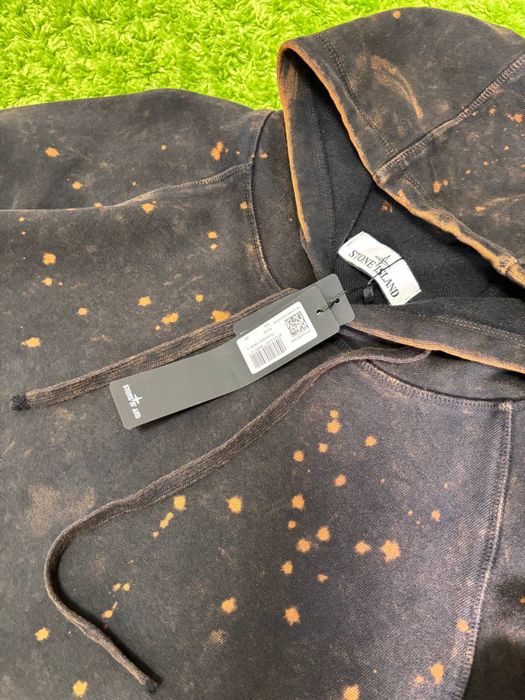 Худі Stone Island Off Dye Black|Стон Айленд офф дай