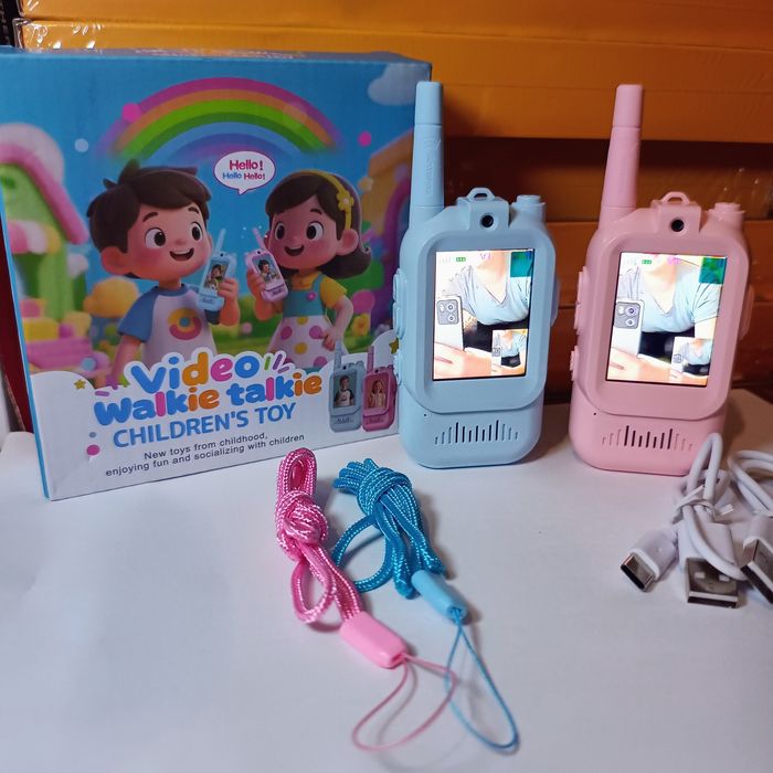 Рації дитячі з відео зв'язком,на акумуляторі,ідеальний подарунок