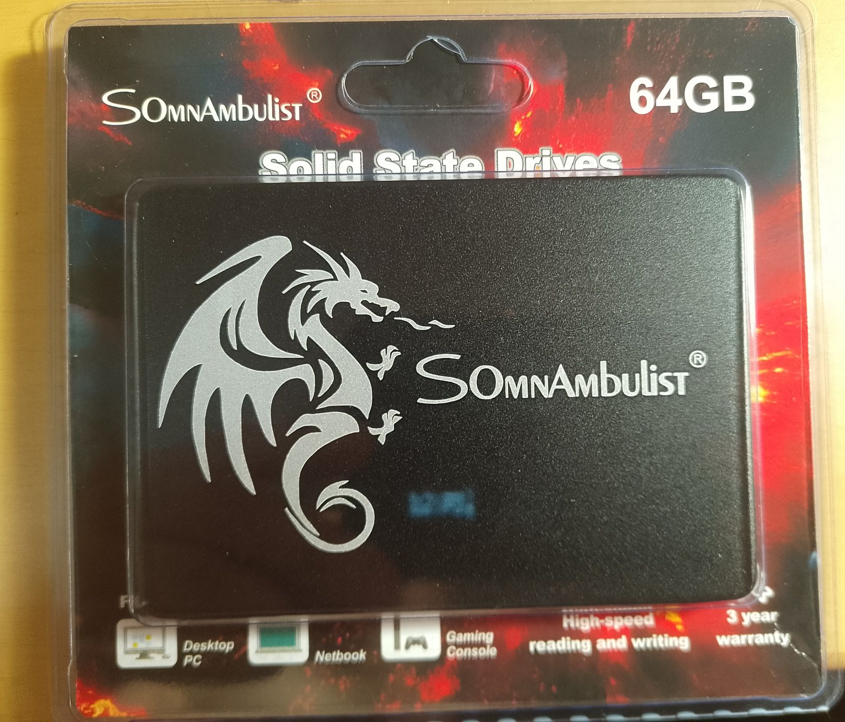 SSD 64 GB Somnambulist: 200 грн. - Запчастини для ноутбуків Полтава на Olx