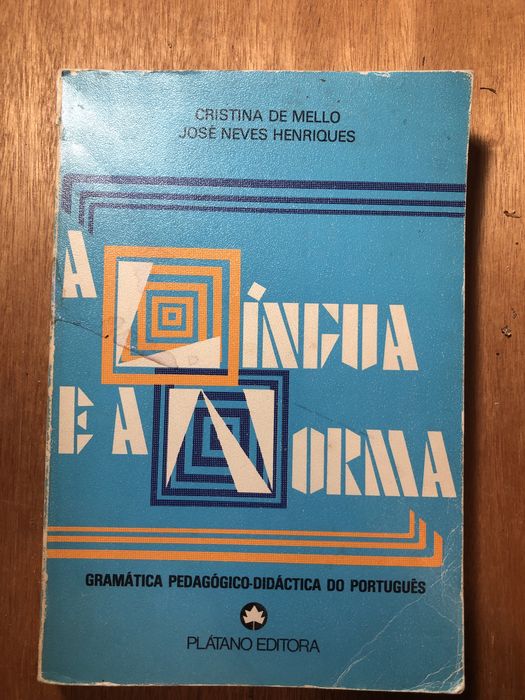 Livro gramatica a lingua e a norma