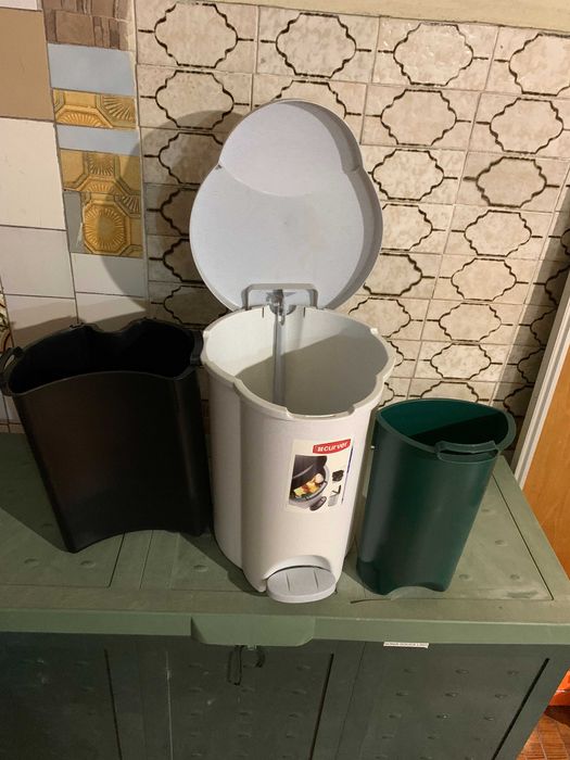 Balde de cozinha para reciclagem