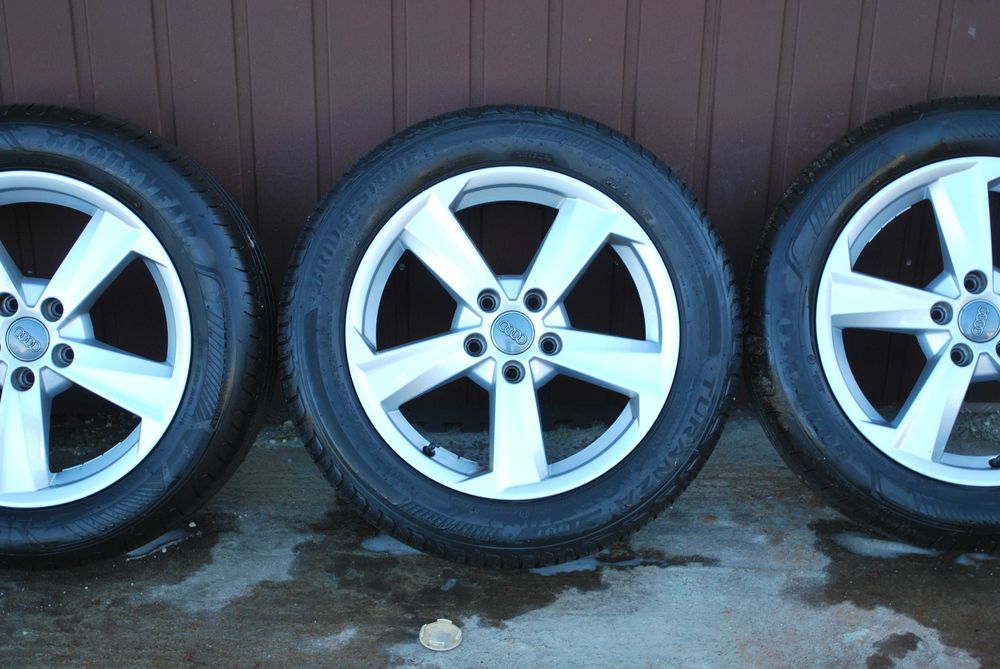 Koła 215/55 R17 5x112 Alufelgi + opony letnie Audi ET45 7J 57.1
