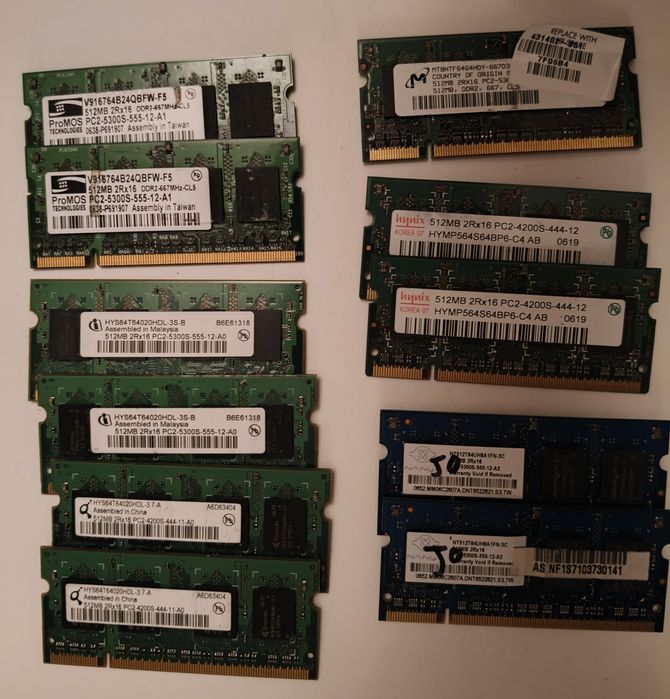 Laptop Memory 512MB64552392597891120