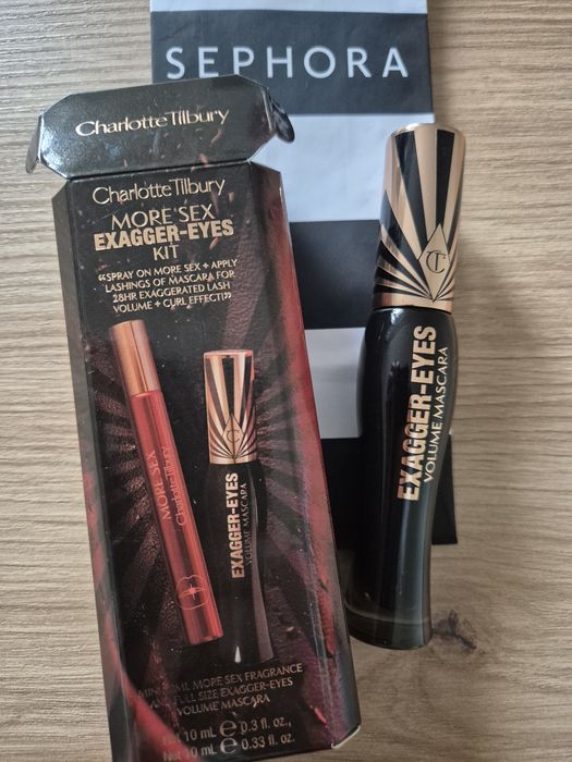 Hit!!! 10 ml! CHARLOTTE TILBURY Exagger-Eyes Volume Mascara tusz pełny