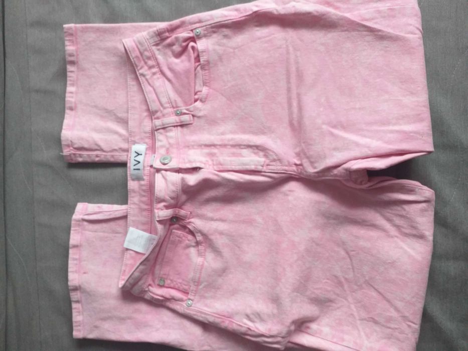 Spodnie damskie, różowe